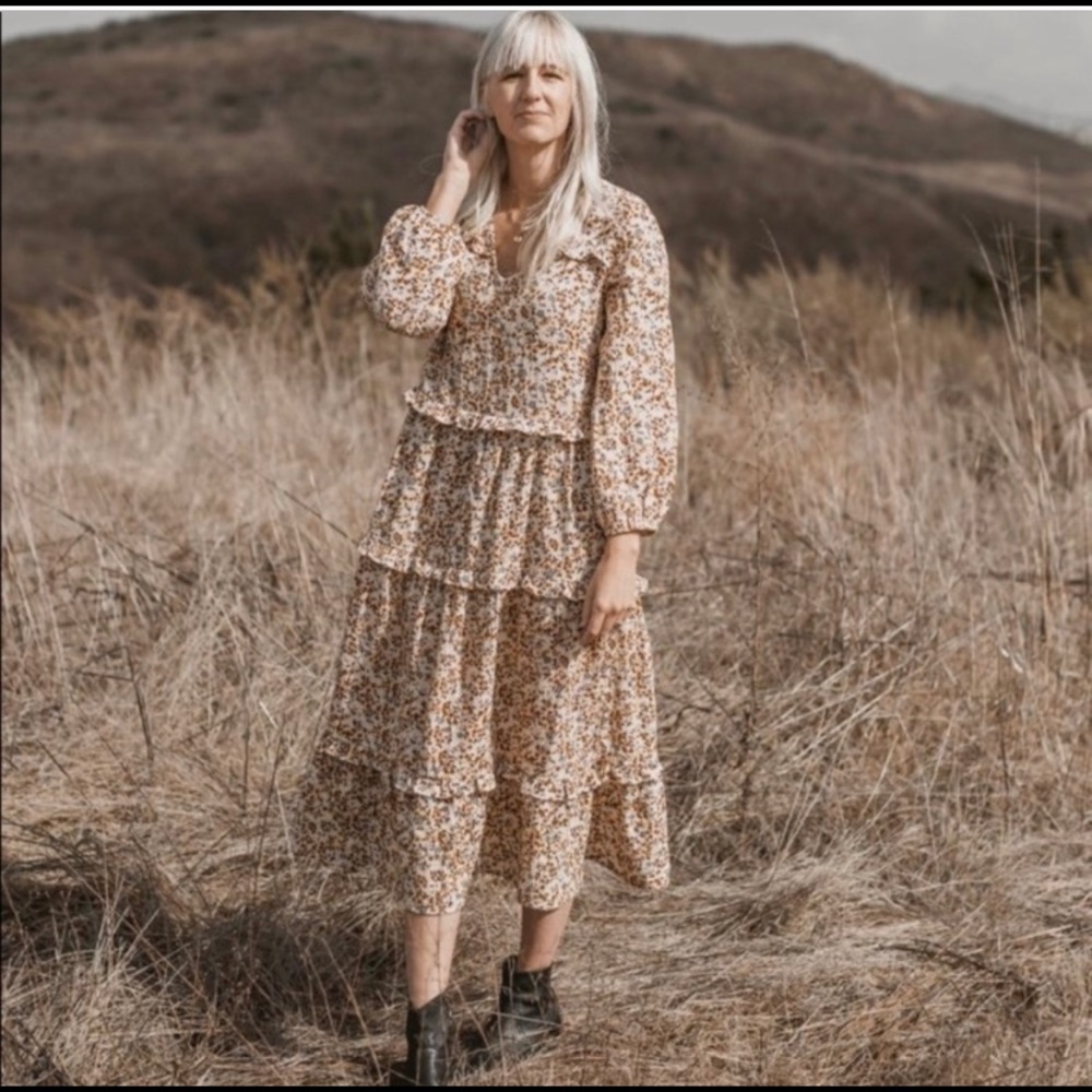 Rylee Cru Women’s Mama Bloom Dress NWT Sz L